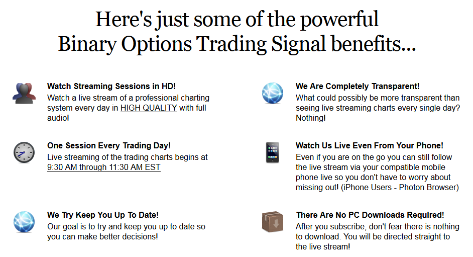 where to get the signal for binary options