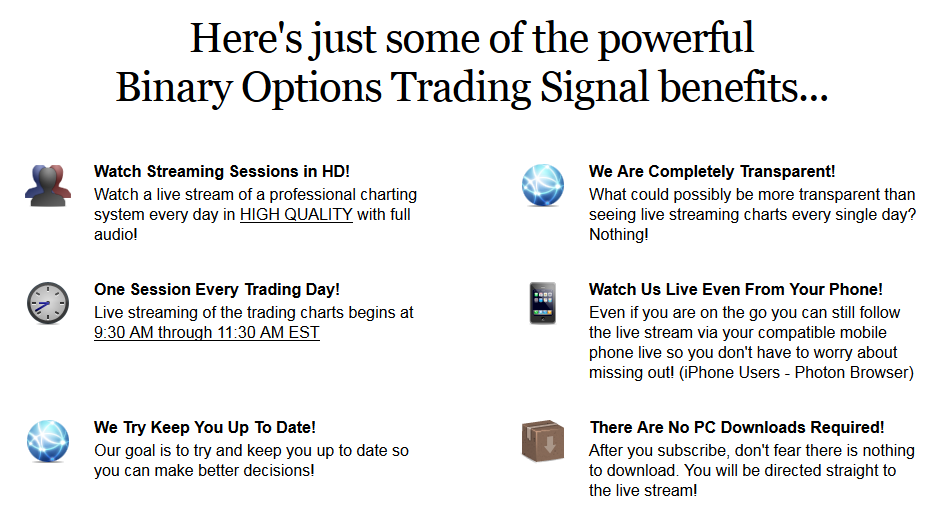 best binary options signal provider